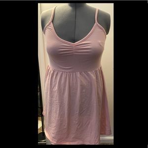 Summer time, spaghetti strap mid thigh dress